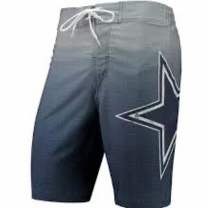 NFL Large Dallas Cowboys Gradient Star Men's Swim Shorts